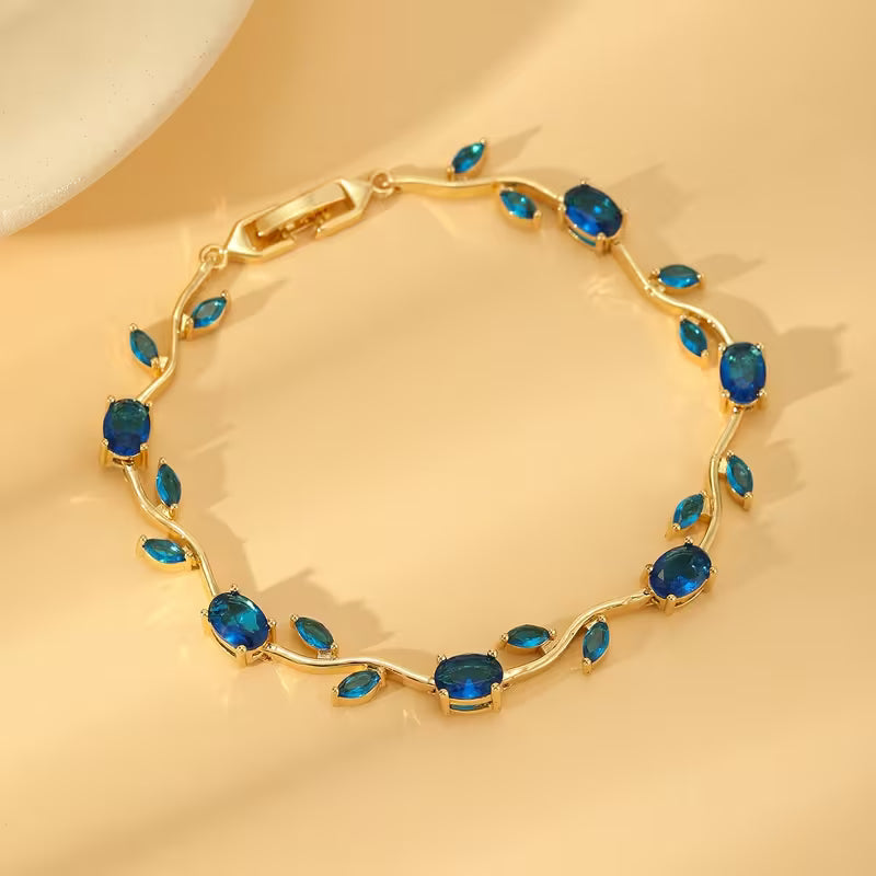 “Tulipan con circones” Pulsera exclusiva
