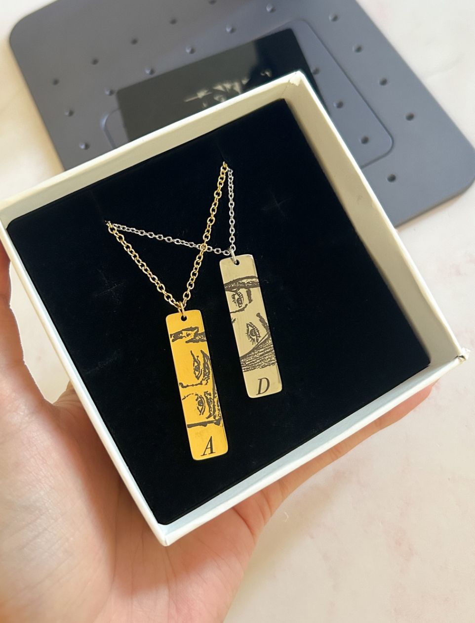 "Vínculo Infinito"  Collar personalizado + box de regalo