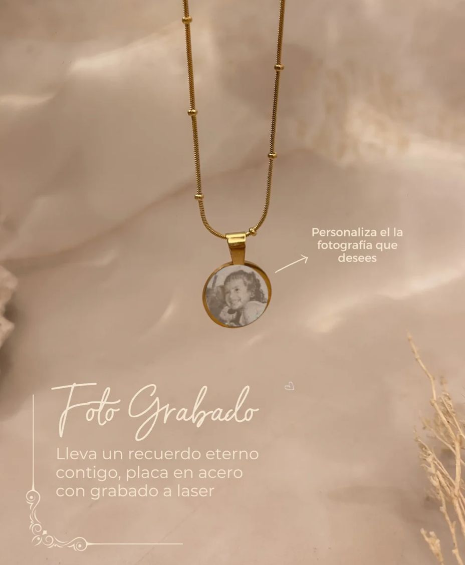 Collar personalizado para mamá + Box de regalo de mamá