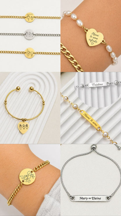 Pulsera Personalizada para Mamá