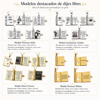 Collar Libro Personalizado “Historia de Amor”
