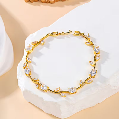 “Tulipan con circones” Pulsera exclusiva